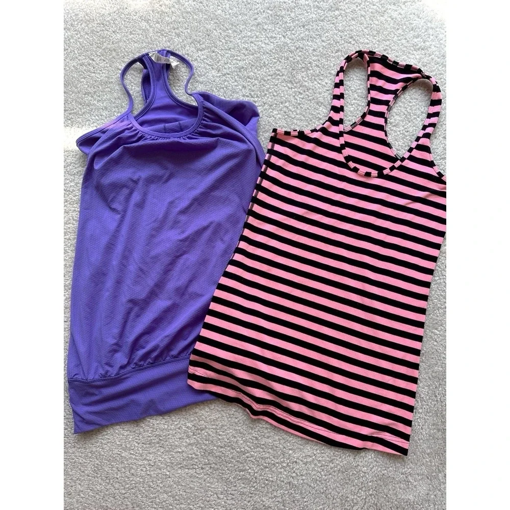 Lululemon Bundle Size 6 Lot Of 2 Tanks Yoga, GYM